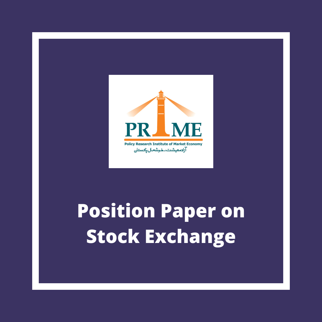 Position Paper On Stock Exchange Prime Institute